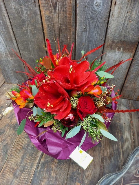 Blumenstrauß Weihnachtszeit